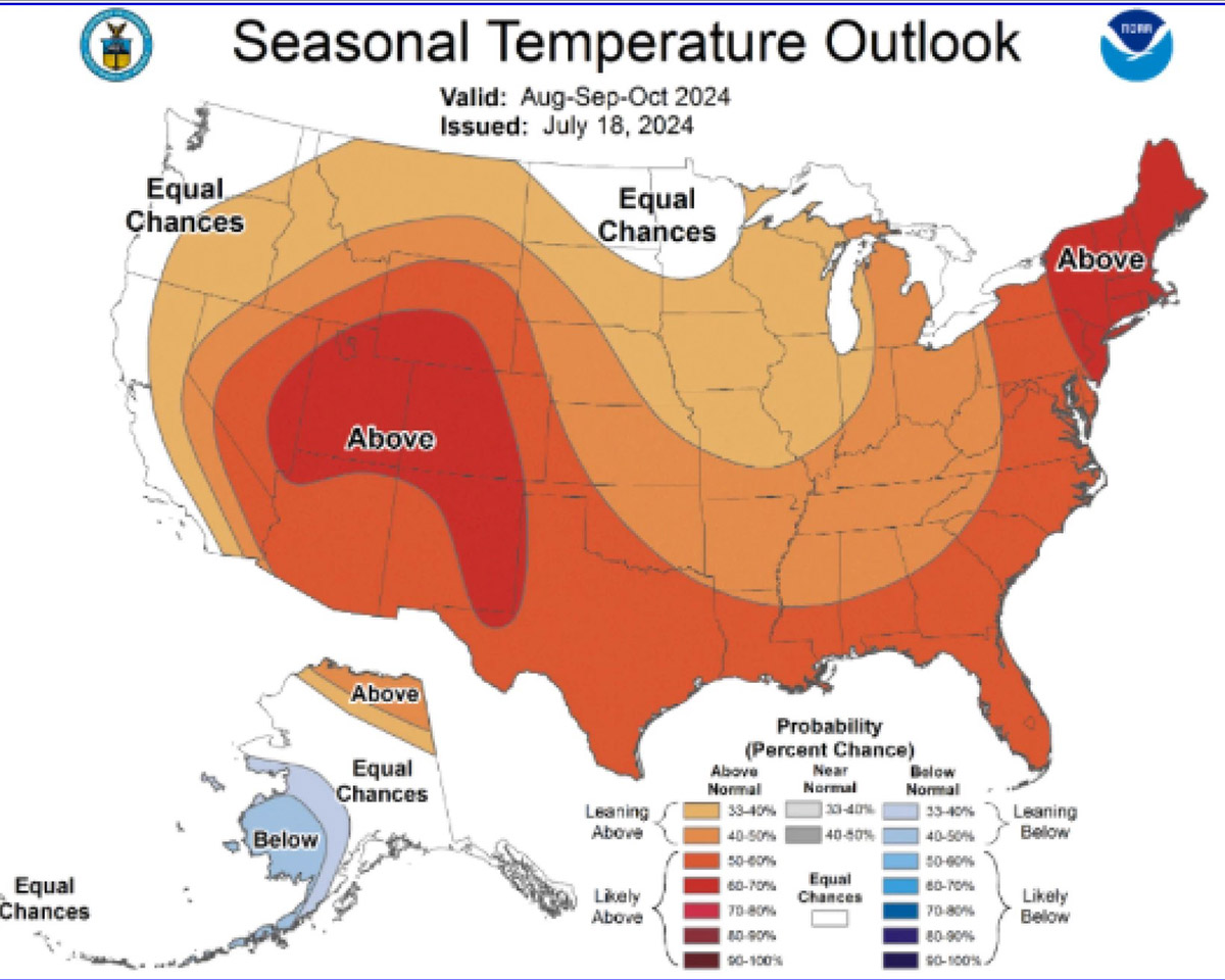 Warmer-than-normal fall likely